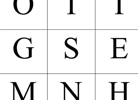 9 Letter Word Square #1 - Marias Place