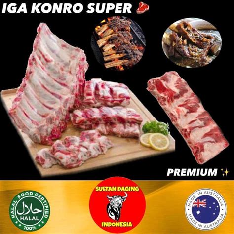 Promo Iga Konro Sapi 1 Kg Super Premium Import Australia Iga Sapi 1 Kg