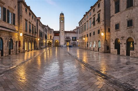 Stradun Street In Dubrovnik Dalmatia Croatia Anshar Images