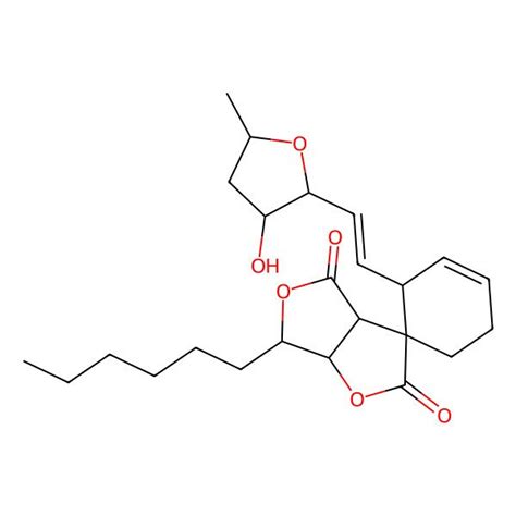 6 Hexyl 3 2 3 Hydroxy 5 Methyloxolan 2 Yl Ethenyl Spiro 6 6a Dihydro