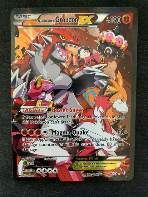 Team Magma S Groudon EX Double Crisis 15 34 Value 5 00 169 99 MAVIN