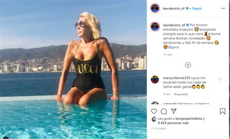Laura Bozzo Sorprende A Sus A Os Con Diminuto Bikini