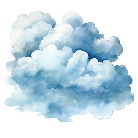 Es gibt ein bild eines gemäldes einer wolke am himmel generative ai