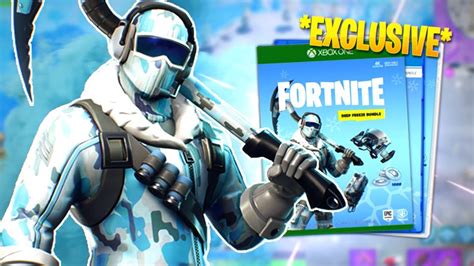 New Exclusive Arctic Skin Bundle Deep Freeze Fortnite Battle Royale Youtube