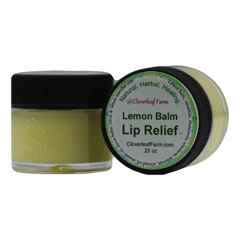 Lemon Balm Lip Relief, .25 oz - Cloverleaf Farm