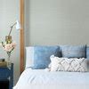 Exhale Light Blue Faux Grasscloth Wallpaper Bolt Contemporary