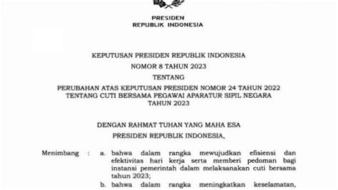 Lengkap Tanggal Cuti Bersama Lebaran 2023 Dan Kapan Libur Idul Fitri Sesuai Pengumuman Resmi