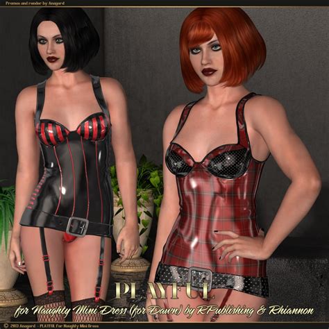 PLAYFUL For Naughty Mini Dress Lingerie For Dawn Daz 3D