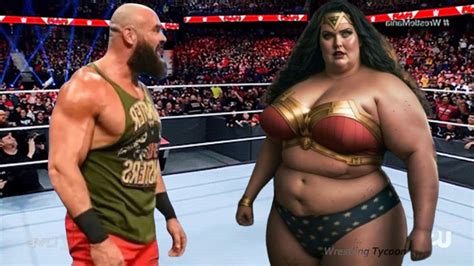 Braun Strowman Vs Wonder Woman WWE Clash At The Castle Match YouTube