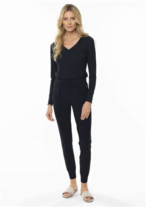 INA KESS Damen Hose LUXE LÉGER Track Pant Relaxed Fit in Blau kaufen