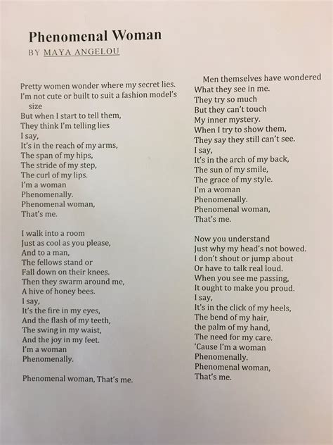 Maya Angelou Mother Poem