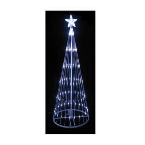 Northlight 32912665 12 Ft Led Lighted Show Cone Christmas Tree Outdoor Decoration Pure Whit 1