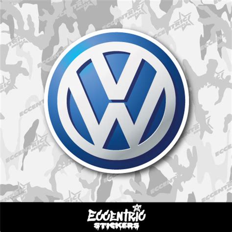 Volkswagen VW Emblem Vinyl Sticker - Eccentric Stickers