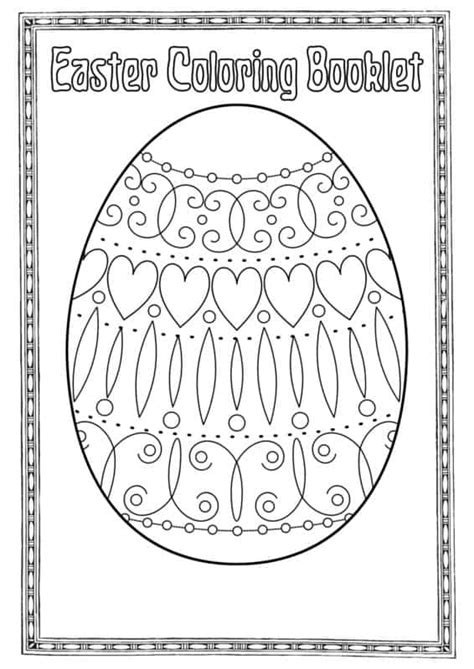 23 Free Easter Egg Coloring Pages