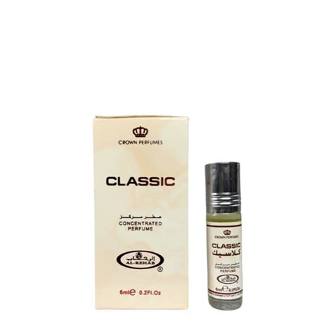 Al Rehab Crown Perfumes Classic Concentrated Oil Parfum 6ml DOT Made