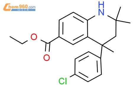 2750496 61 64 4 氯苯基 224 三甲基 1234 四氢喹啉 6 羧酸乙酯cas号2750496 61 64