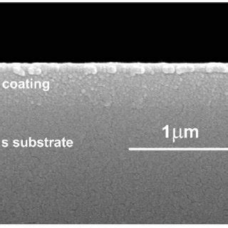 Representative scanning electron micrograph of a continuous and dense ...