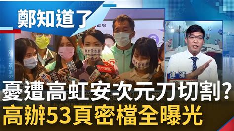 高虹安再度遭爆料53頁關鍵文件25密檔揭高親簽虛報薪資皆知情 繼洗頭生理用品高虹安公積金再爆雙眼皮貼｜鄭弘儀主持｜【鄭知道