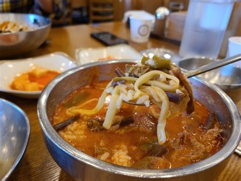 남양주 맛집 육칼이 유명한 동동국수집 Feat 맛있는 녀석들 육개장칼국수 네이버 블로그