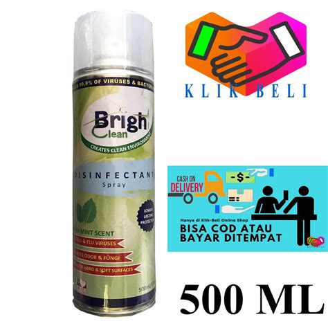 Jual Cairan Disinfektan Disinfectant Spray Bright Clean 500ml