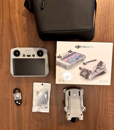 DJI Mini 3 Pro Drone And RC Remote Control With Built In Screen