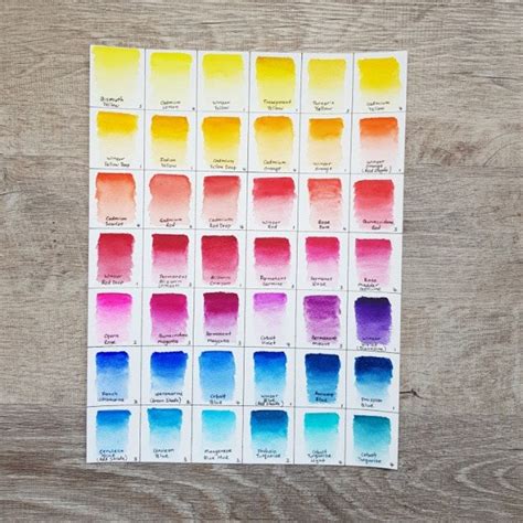 Winsor & Newton Professional Customized Watercolor Palette - Etsy Australia