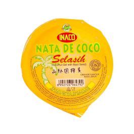 Inaco Nata De Coco Selasih Orange Cup 200 G