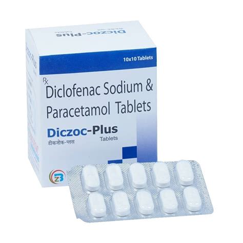 Diclofenac Sodium Paracetamol Tablets At Rs 900 Box Diclofenac