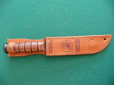 Ka-Bar USMC Knife with Sheath Made in Olean, NY | #153806729