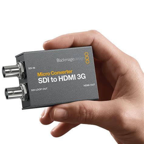 Микро конвертер Blackmagic Micro Converter HDMI - SDI 12G купить на ...