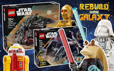 LEGO Star Wars Rebuild The Galaxy Dark Falcon TIE Vs X Wing Revealed