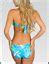 Womens Jrs Swimsuit Bikini O Ring Banded Halter S M L Xl Tropical Print