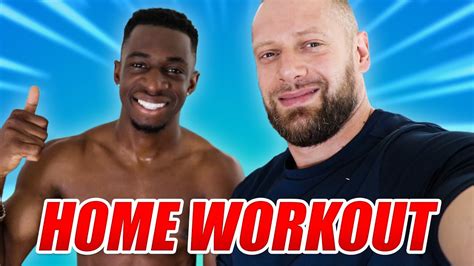 HOME WORKOUT W TBJZL TRAIN ALONGSIDE NO EQUIPMENT NEEDED YouTube