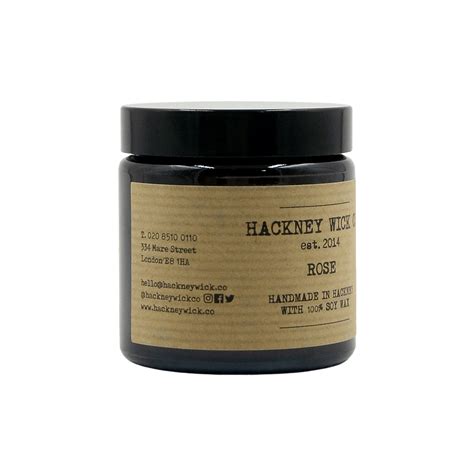 Hackney Wick Co Soy Wax Rose Candle Hackney Wick