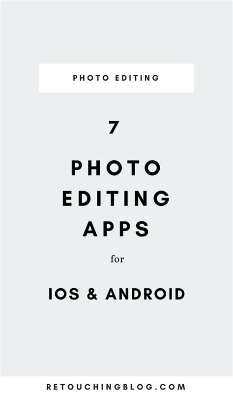 The Best Free Photo Editing Apps For Ios And Android — Rb