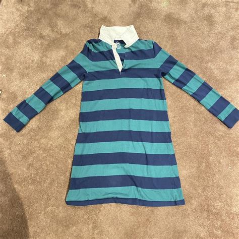 Striped Long Sleeve Dress Depop