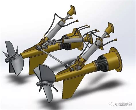 【工程机械】船舶驱动推进螺旋桨结构3d图纸 Solidworks设计 知乎