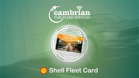 The Shell Fleet Card From Cambrian Fuel Card Services 2022 Youtube