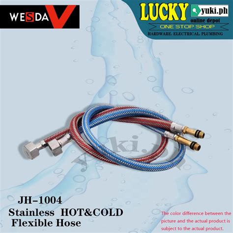 Jh Stainless Steel Pointed Hot Cold Flexible Hose Inch Shopee