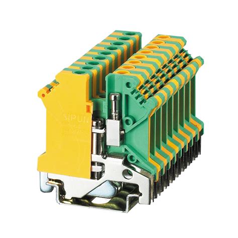 USLKG5N Ground Din Rail Screw Terminal Block Phoenix Contact And