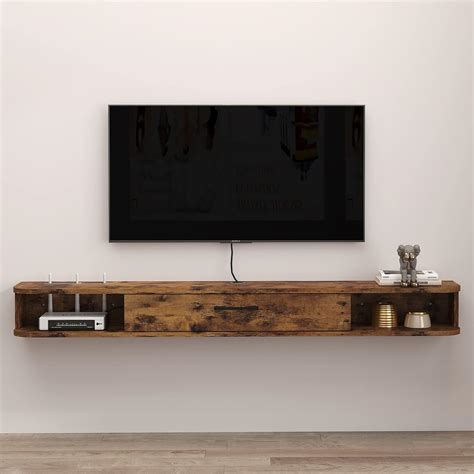 Bixiaomei Floating Tv Unit Wall Mounted Tv Cabinet Floating