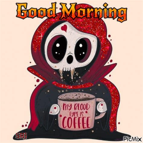 Good Morning Ghoul - Free animated GIF - PicMix