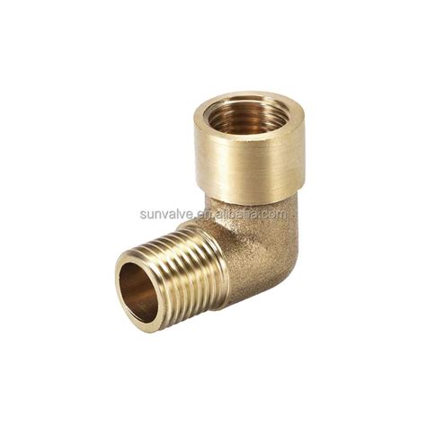 Brass 90 Degree Elbow 1 4 Npt Bspt G Male To Female Street Elbow