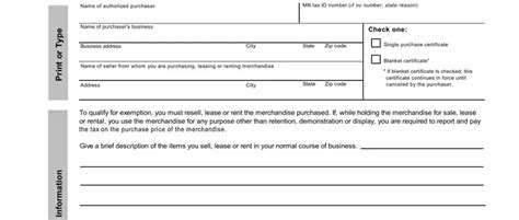 Mn Resale Form ≡ Fill Out Printable Pdf Forms Online