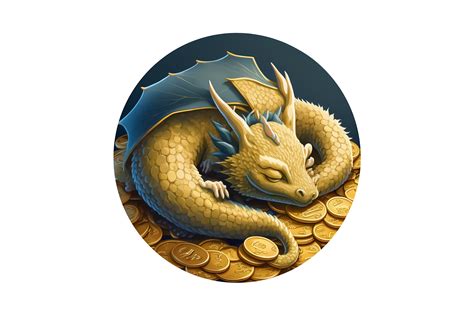 Sleeping Dragon Sticker Design Graphic By Alavays · Creative Fabrica