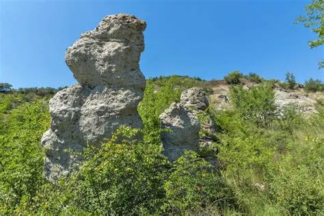 Landscape Rock Formation Stone Dolls Kuklica Town Kratovo Republic