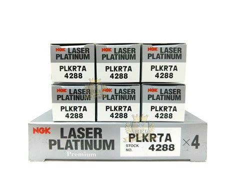 NGK PLKR7A VELA DE IGNIÇÃO LASER PLATINUM 6 VELAS Rei da Ignicao