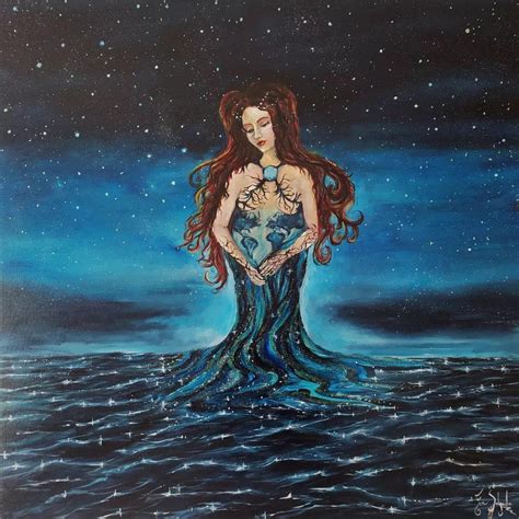 Ripley Cuadro Oleo Gaia Oceano