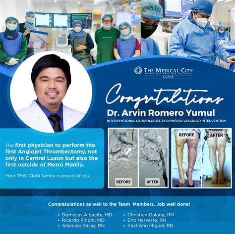 Congratulations Dr. Arvin R.... - The Medical City Clark