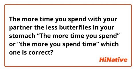 The More Time You Spend With Your Partner The Less Butterflies In Your